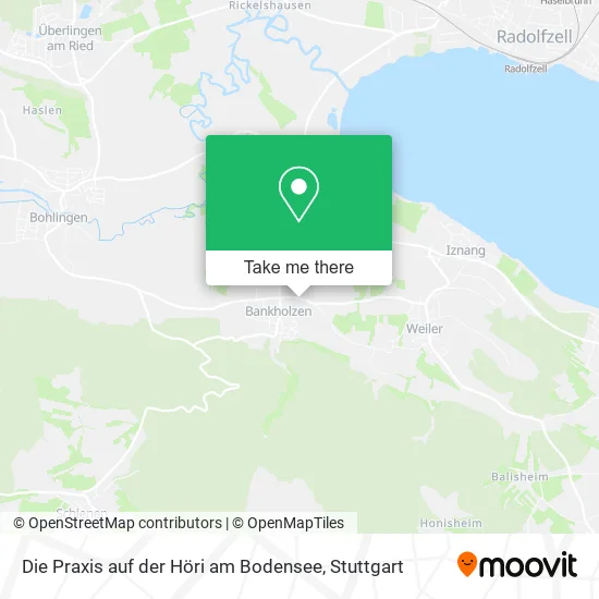 Карта Die Praxis auf der Höri am Bodensee