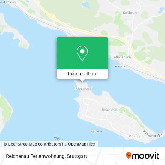 Карта Reichenau Ferienwohnung
