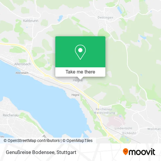 Карта Genußreise Bodensee