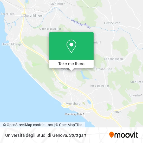 Карта Università degli Studi di Genova