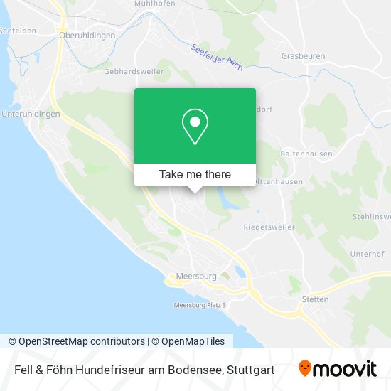Fell & Föhn Hundefriseur am Bodensee map