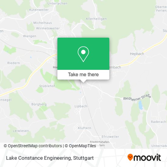 Lake Constance Engineering map