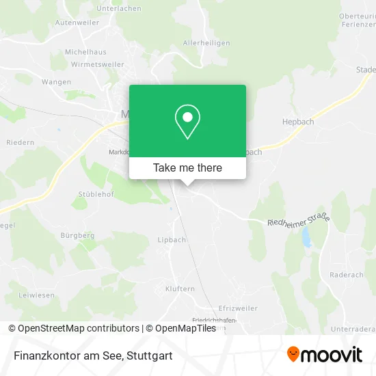 Карта Finanzkontor am See