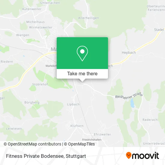 Карта Fitness Private Bodensee