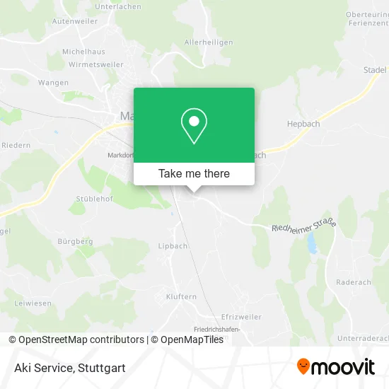Карта Aki Service