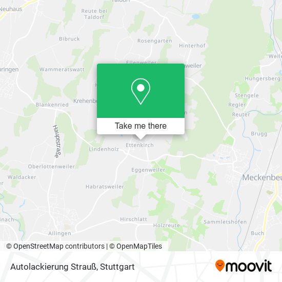 Карта Autolackierung Strauß