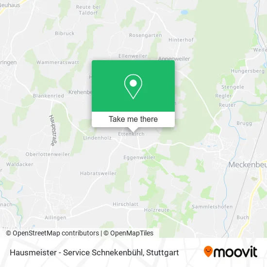Карта Hausmeister - Service Schnekenbühl