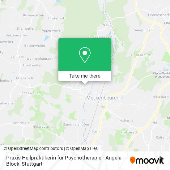 Praxis Heilpraktikerin für Psychotherapie - Angela Block map