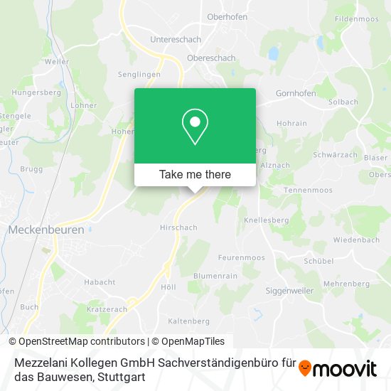 Mezzelani Kollegen GmbH Sachverständigenbüro für das Bauwesen map