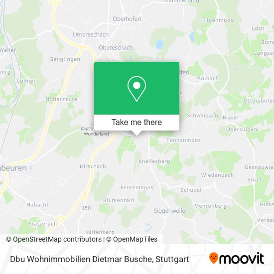 Карта Dbu Wohnimmobilien Dietmar Busche