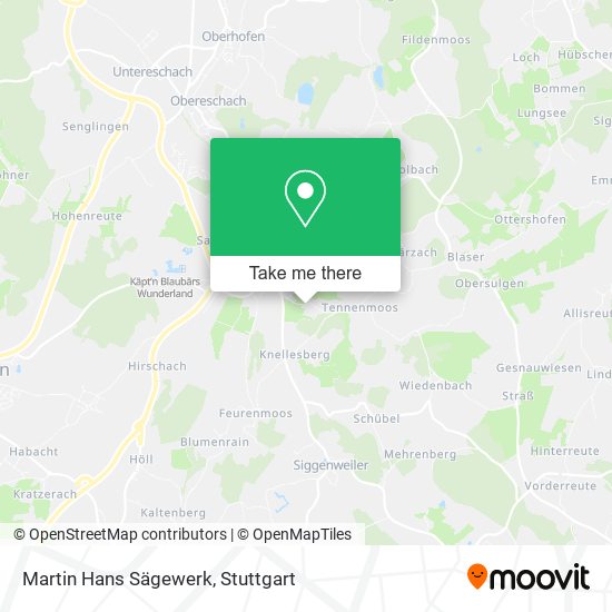 Martin Hans Sägewerk map