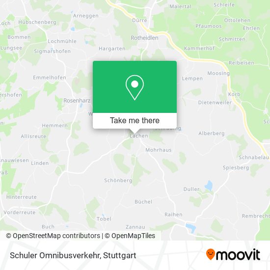 Карта Schuler Omnibusverkehr