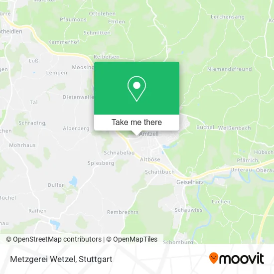 Карта Metzgerei Wetzel