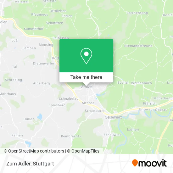 Карта Zum Adler