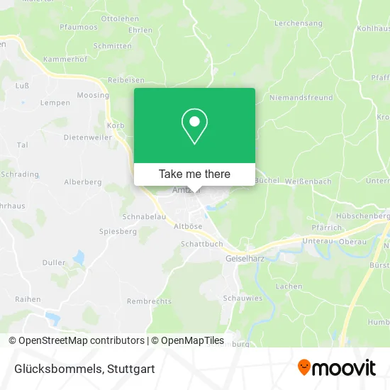 Карта Glücksbommels