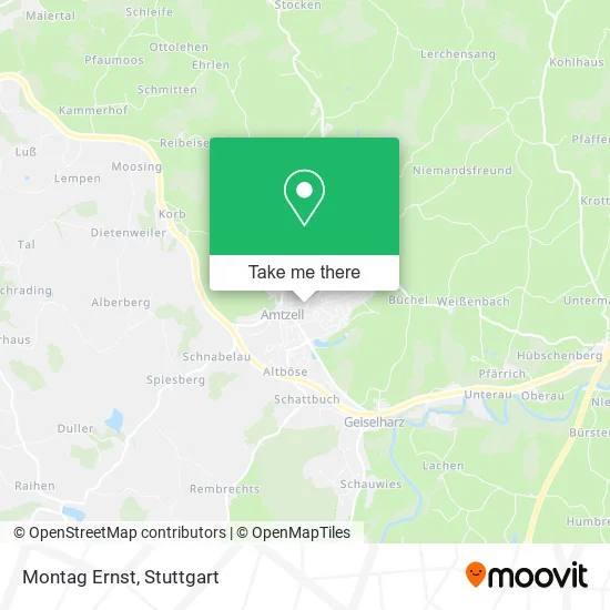 Карта Montag Ernst