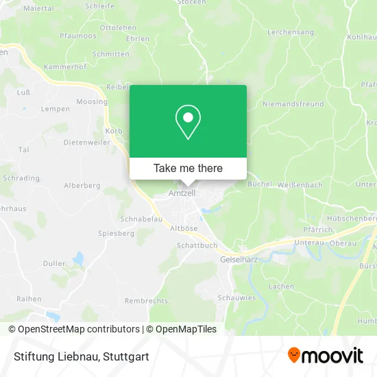 Карта Stiftung Liebnau