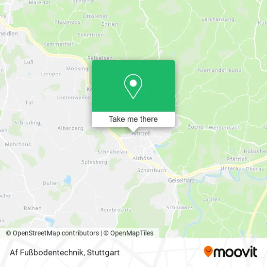 Карта Af Fußbodentechnik