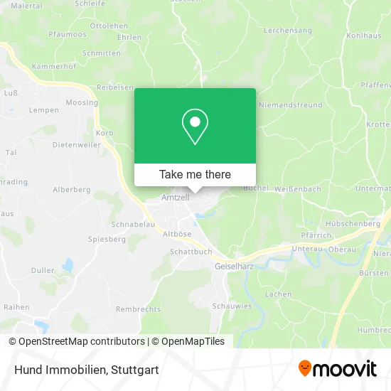Карта Hund Immobilien