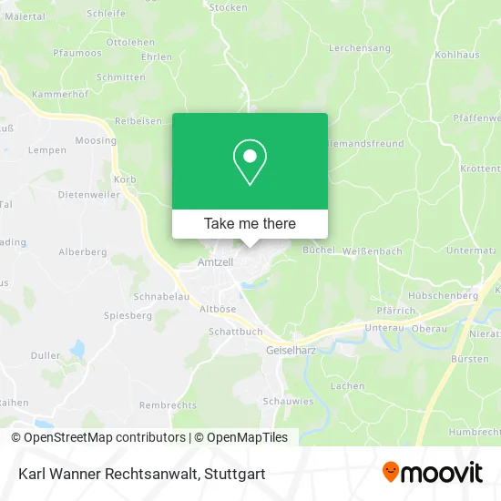 Карта Karl Wanner Rechtsanwalt