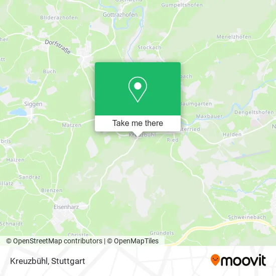 Карта Kreuzbühl