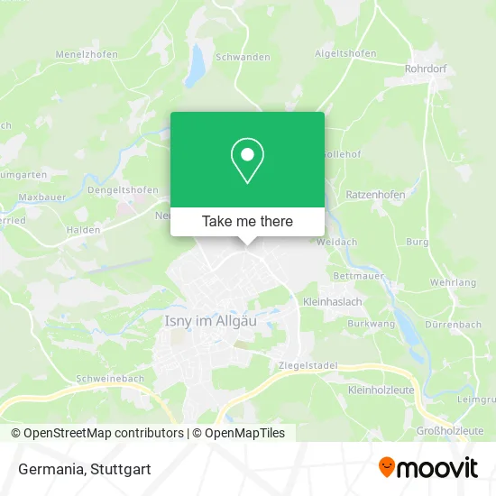 Карта Germania