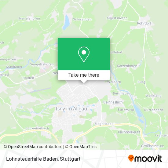 Lohnsteuerhilfe Baden map
