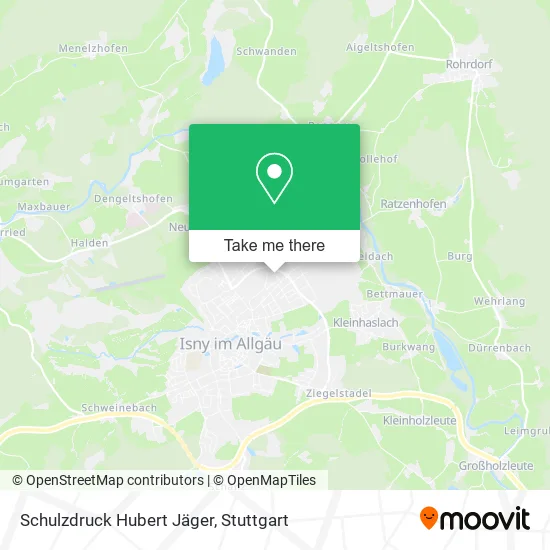 Карта Schulzdruck Hubert Jäger