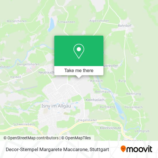 Decor-Stempel Margarete Maccarone map