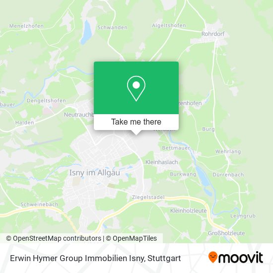 Erwin Hymer Group Immobilien Isny map