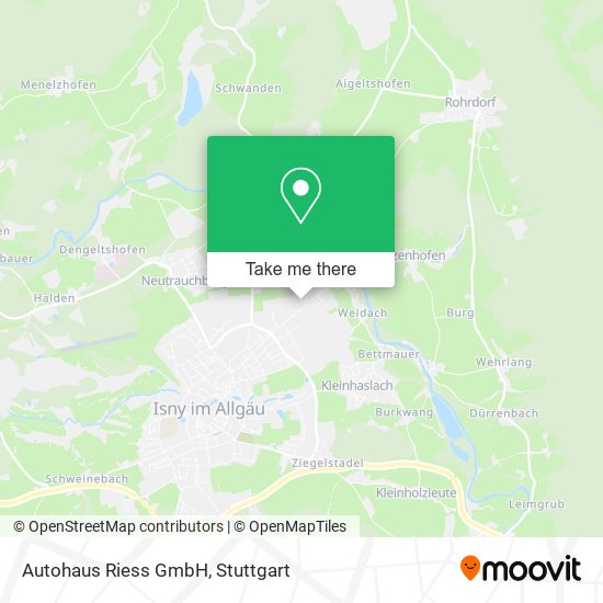 Autohaus Riess GmbH map