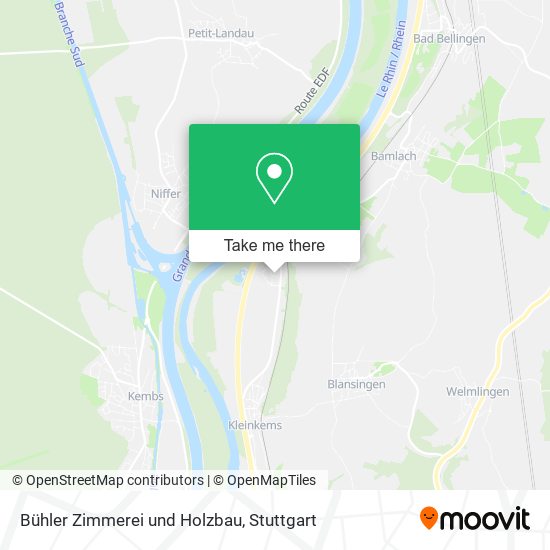 Bühler Zimmerei und Holzbau map
