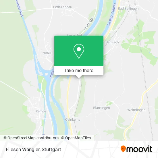 Карта Fliesen Wangler