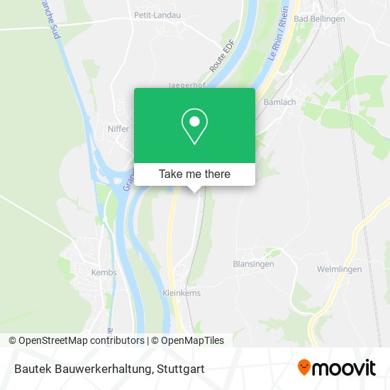 Bautek Bauwerkerhaltung map