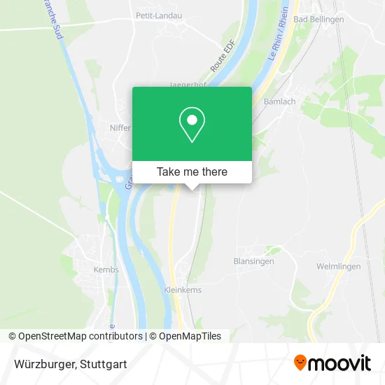 Карта Würzburger