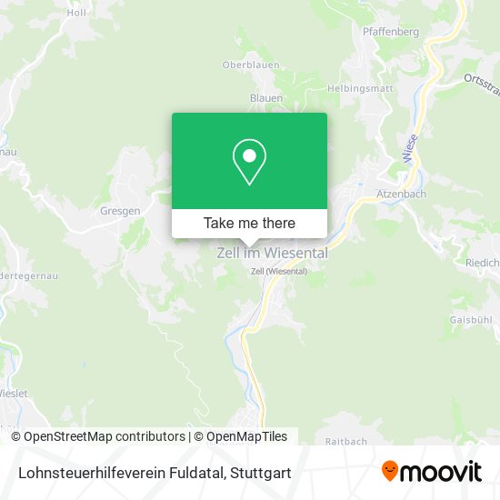 Карта Lohnsteuerhilfeverein Fuldatal