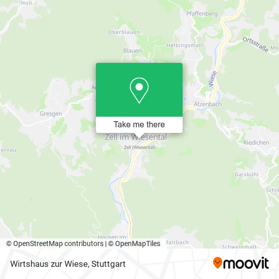 Карта Wirtshaus zur Wiese