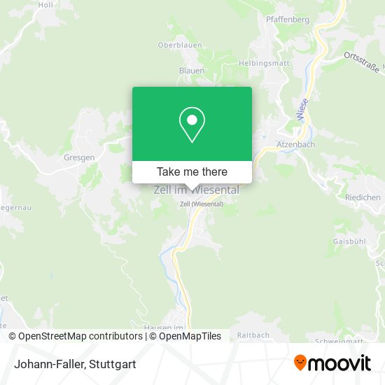 Карта Johann-Faller