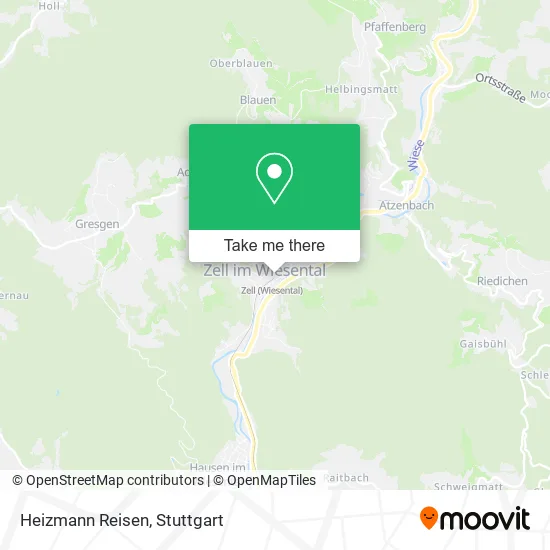 Карта Heizmann Reisen