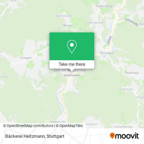 Карта Bäckerei Heitzmann