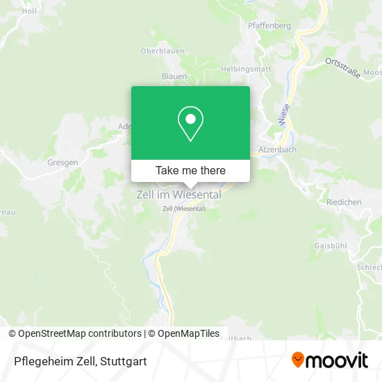 Карта Pflegeheim Zell