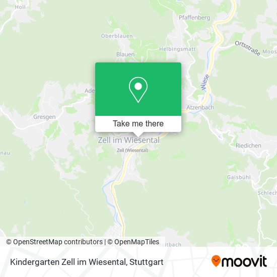 Kindergarten Zell im Wiesental map