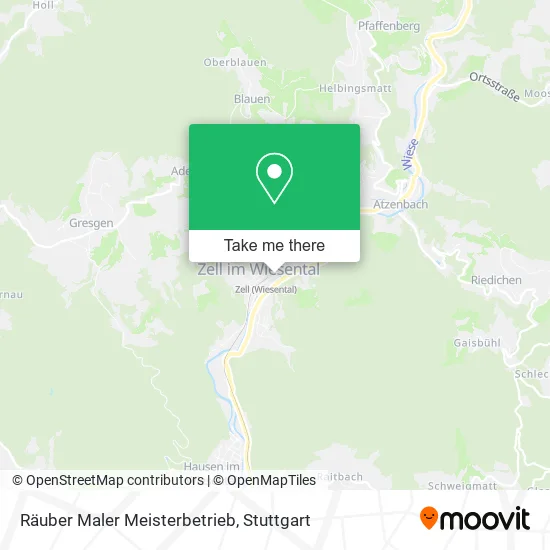 Карта Räuber Maler Meisterbetrieb