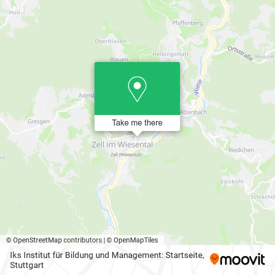 Карта Iks Institut für Bildung und Management: Startseite