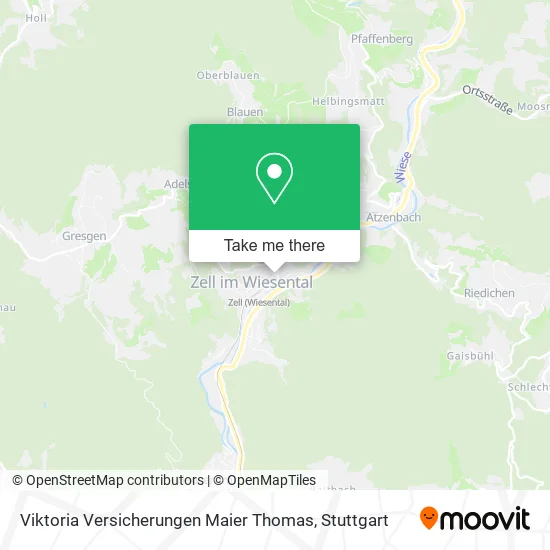 Карта Viktoria Versicherungen Maier Thomas
