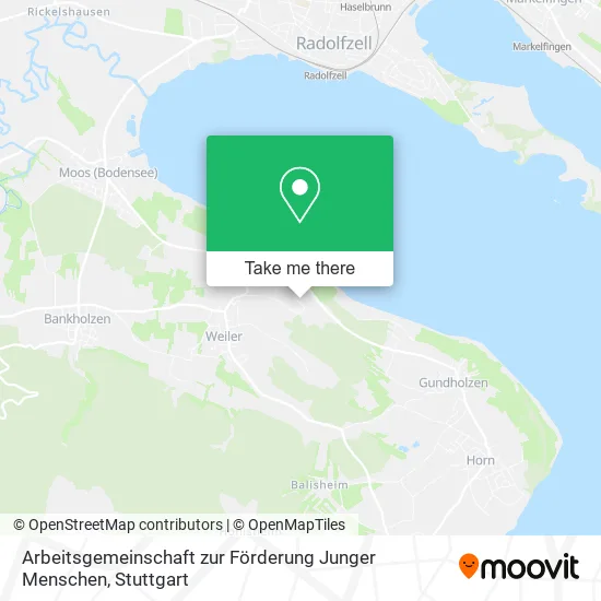Карта Arbeitsgemeinschaft zur Förderung Junger Menschen