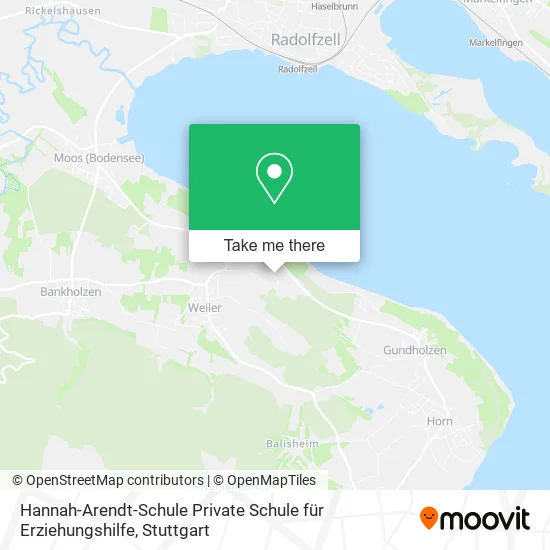 Карта Hannah-Arendt-Schule Private Schule für Erziehungshilfe