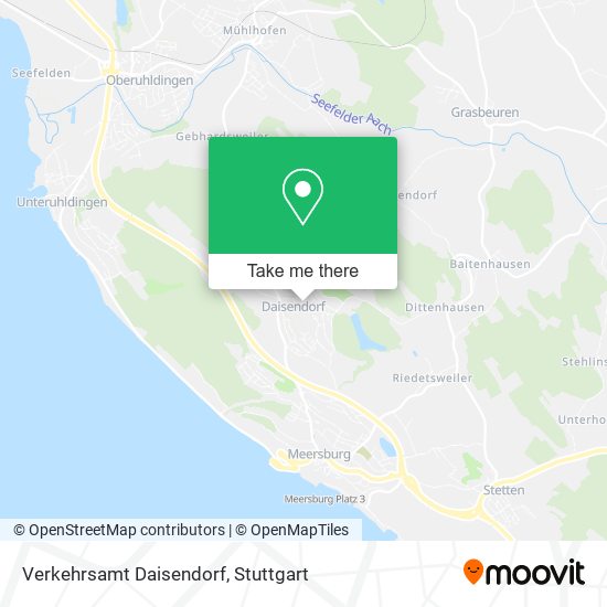 Карта Verkehrsamt Daisendorf
