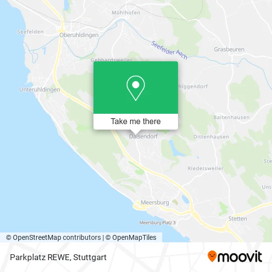 Карта Parkplatz REWE