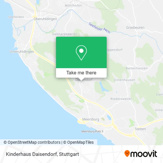 Карта Kinderhaus Daisendorf